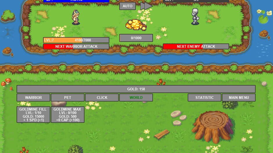 Idle Warrior Screenshot