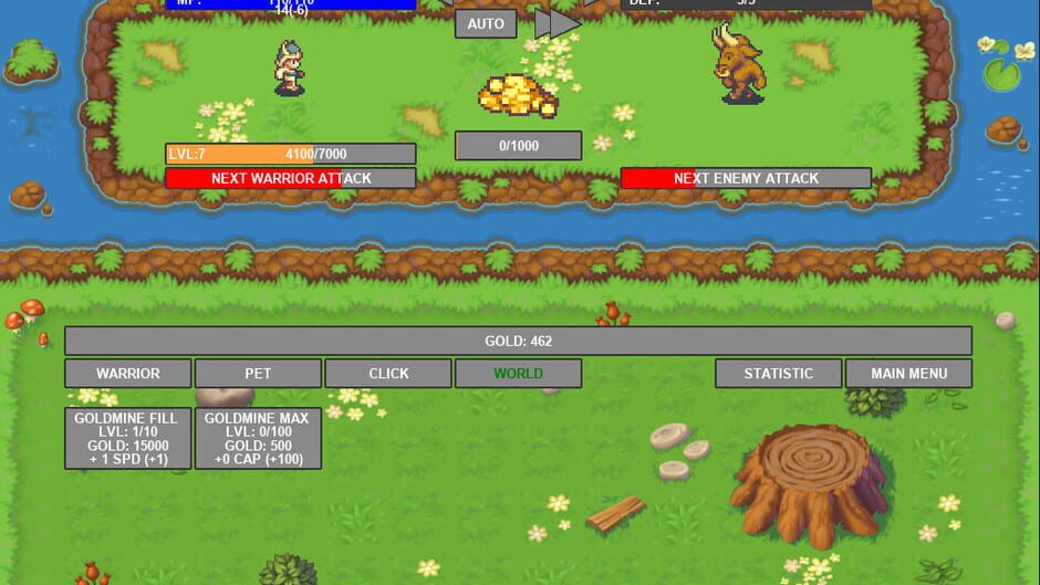 Idle Warrior Screenshot