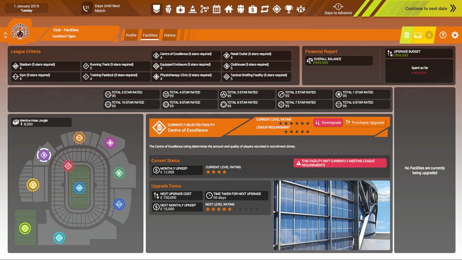Rugby League Team Manager 3 Screenshot