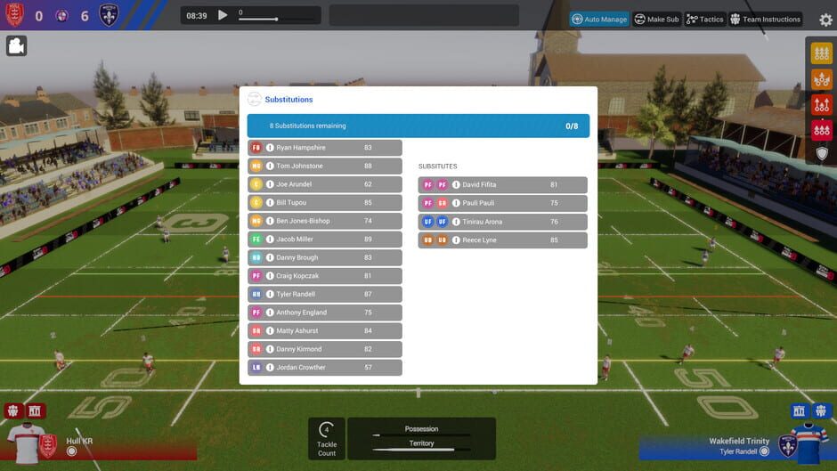 Rugby League Team Manager 3 Screenshot