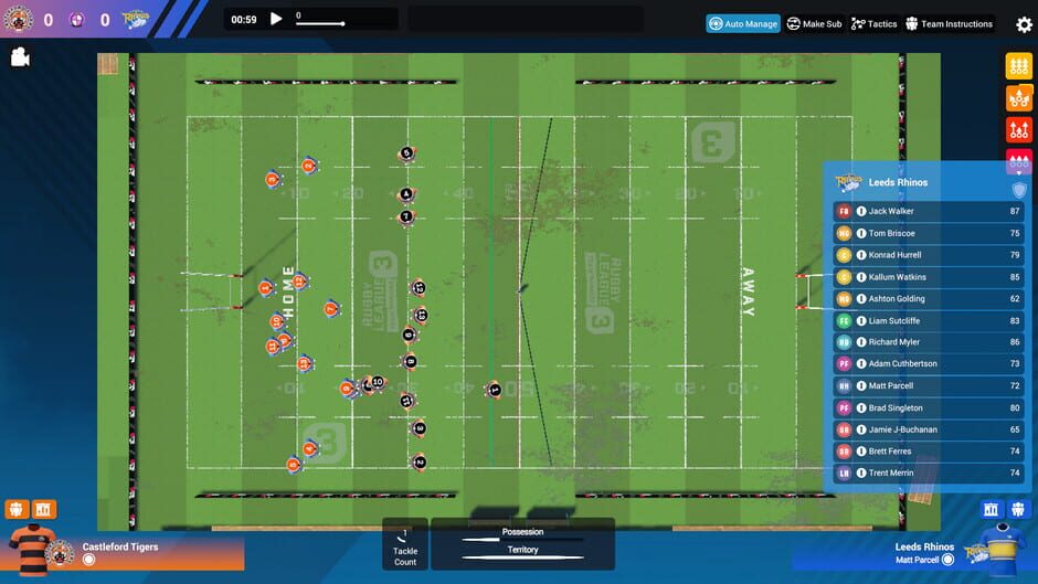 Rugby League Team Manager 3 Screenshot