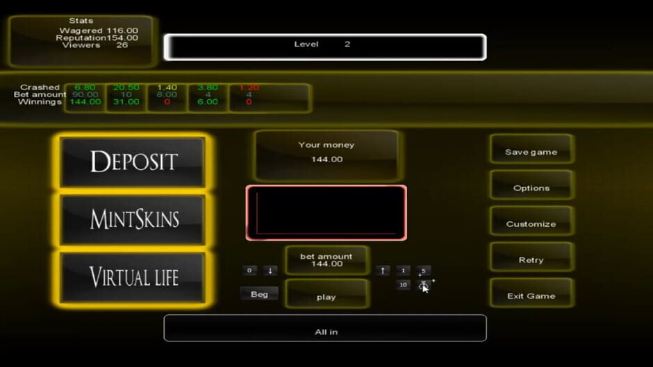 Crash The Game Screenshot