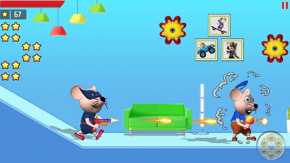 Mouse Mayhem Shooting & Racing Screenshot