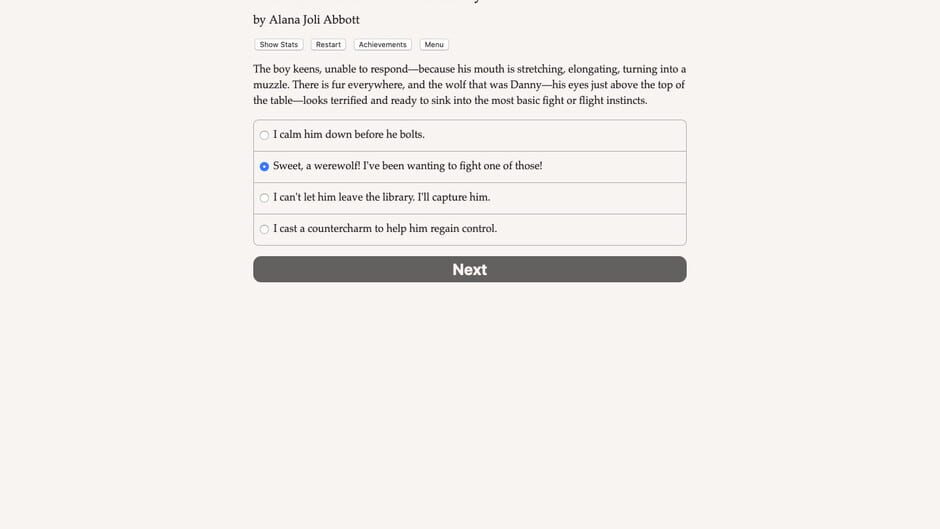 Blackstone Academy for the Magical Arts Screenshot