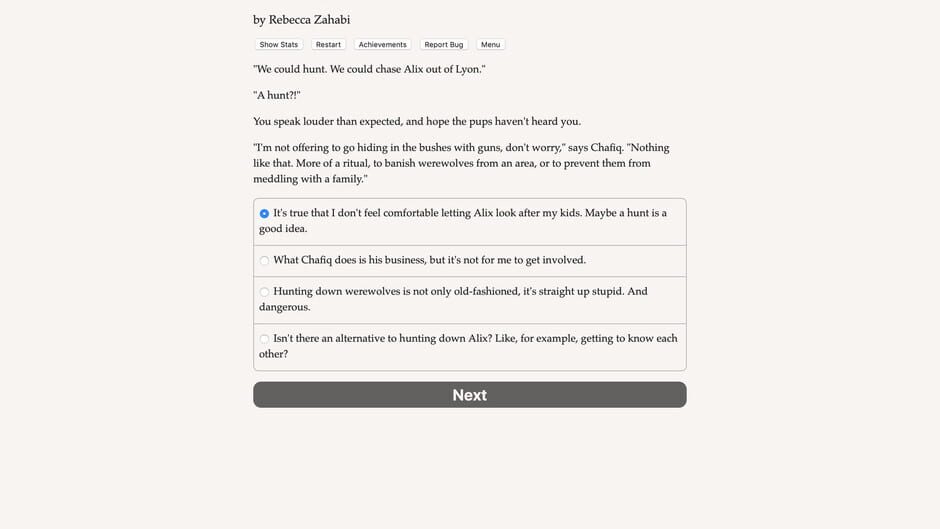 Never Date Werewolves Screenshot