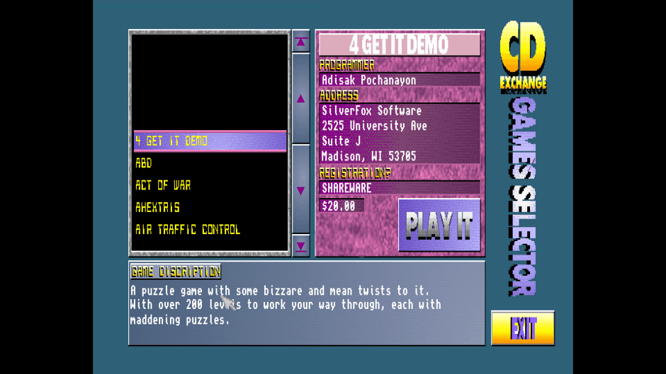 CD Exchange Volume 1 Screenshot
