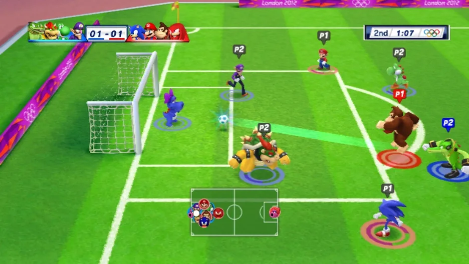 Mario & Sonic at the London 2012 Olympic Games, captura de tela 4