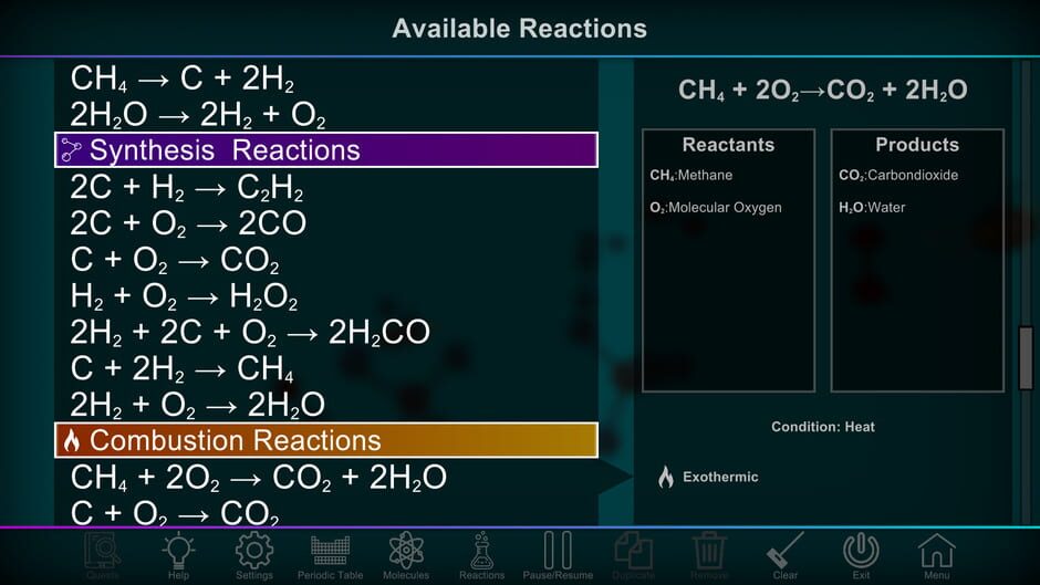 Project Chemistry Screenshot