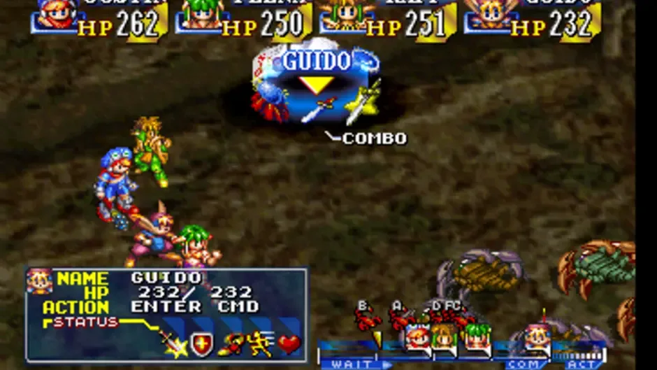 Grandia, captura de tela 1