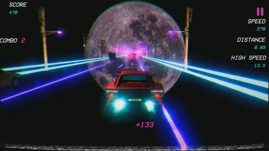 Retrowave, captura de tela 3