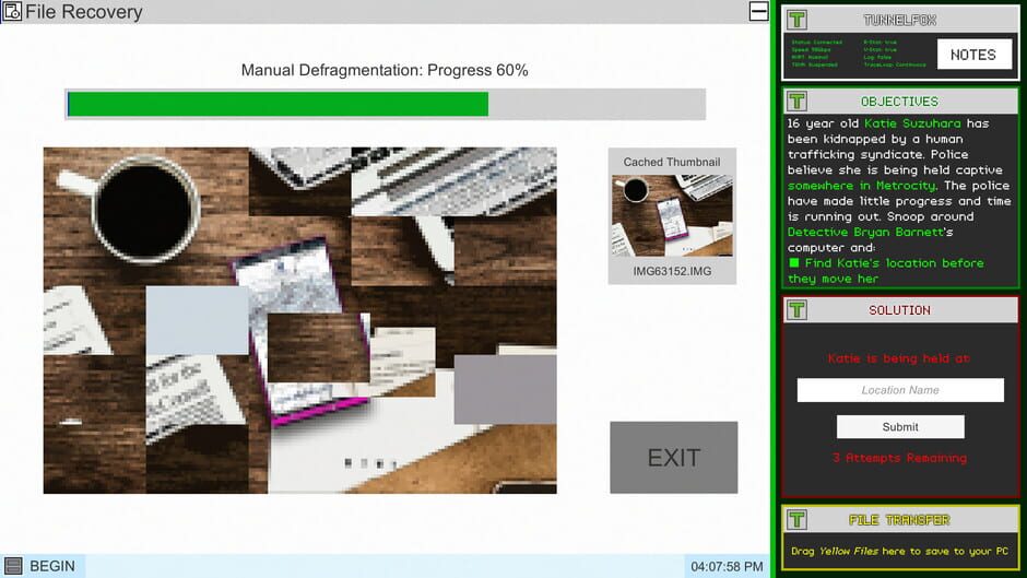 Greyhat: A Digital Detective Adventure Screenshot