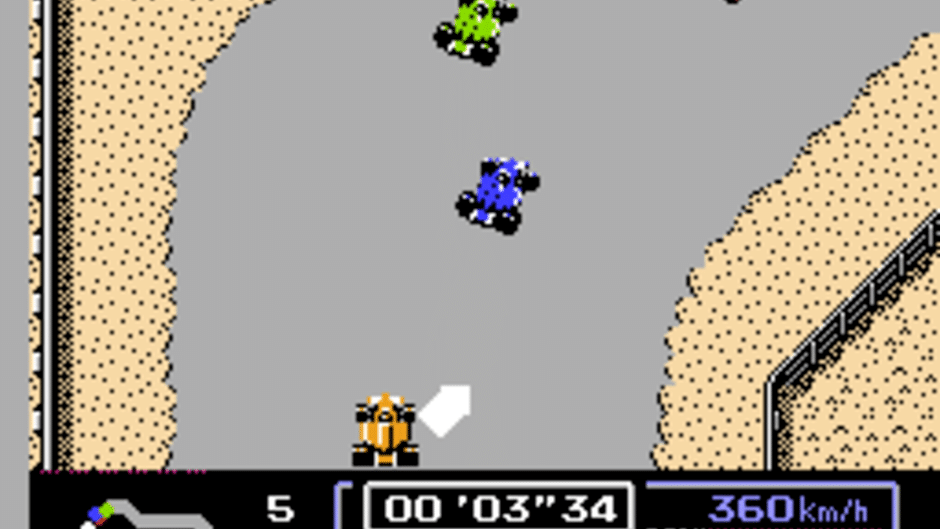 Famicom Grand Prix: F-1 Race Screenshot