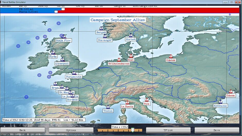 Naval Battles Simulator screenshot