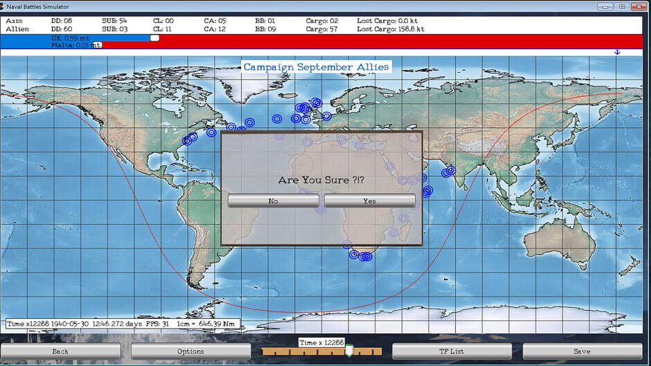 Naval Battles Simulator screenshot