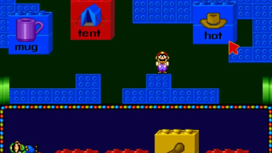 Skärmbild 3 från Mario's Early Years! Fun with Letters