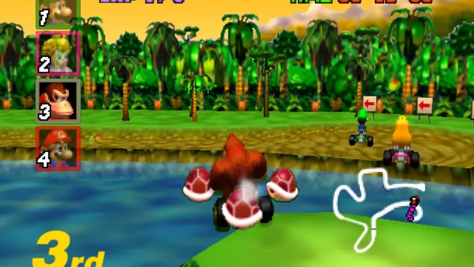 Кадър от Mario Kart 64