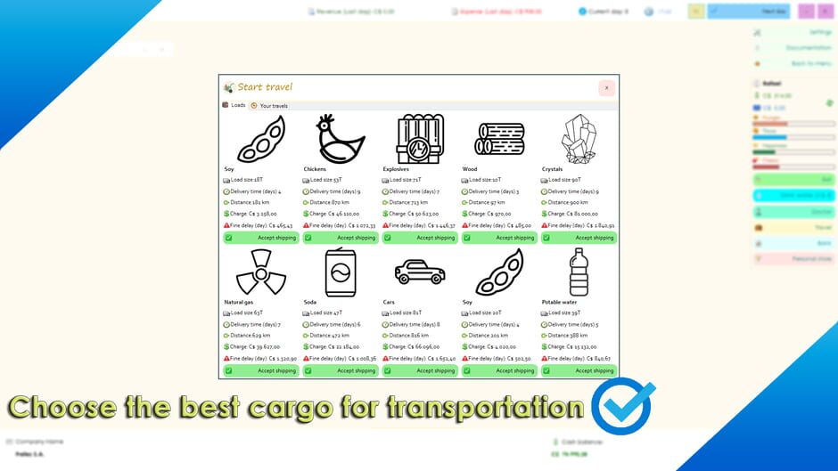 Freight Simulator Screenshot