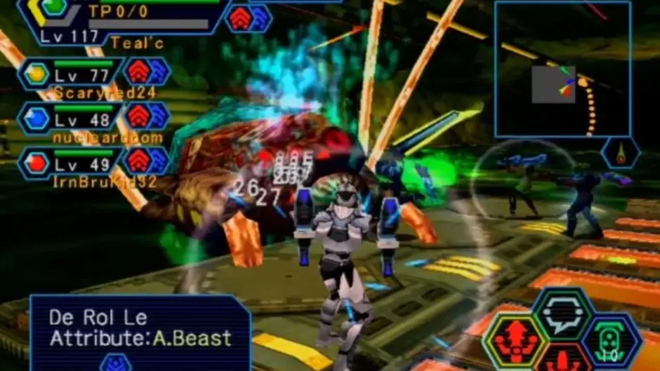 Phantasy Star Online, captura de tela 2