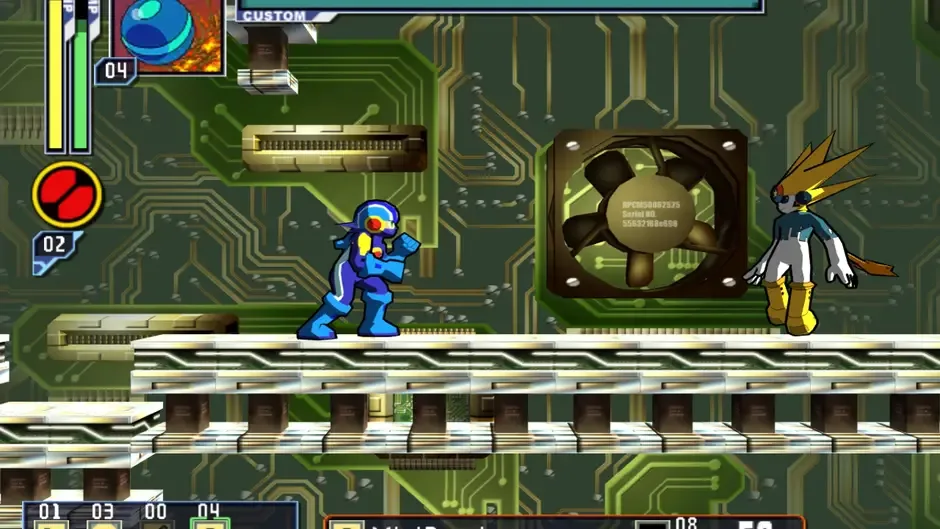 Mega Man Network Transmission, captura de tela 1