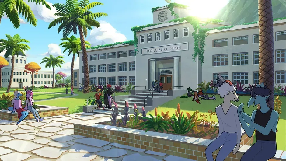 Goodbye Volcano High, captura de tela 1