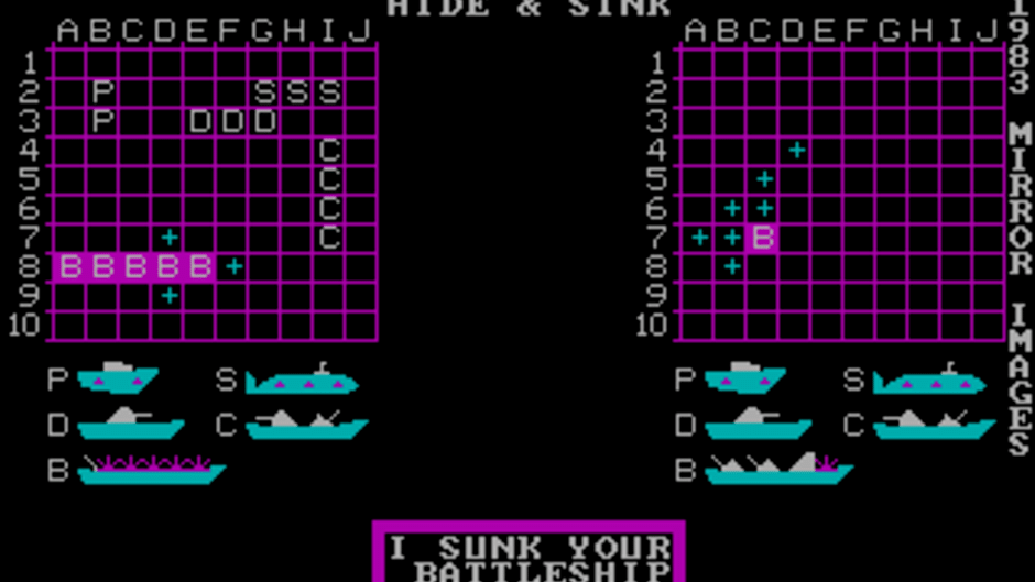 Hide & Sink Screenshot