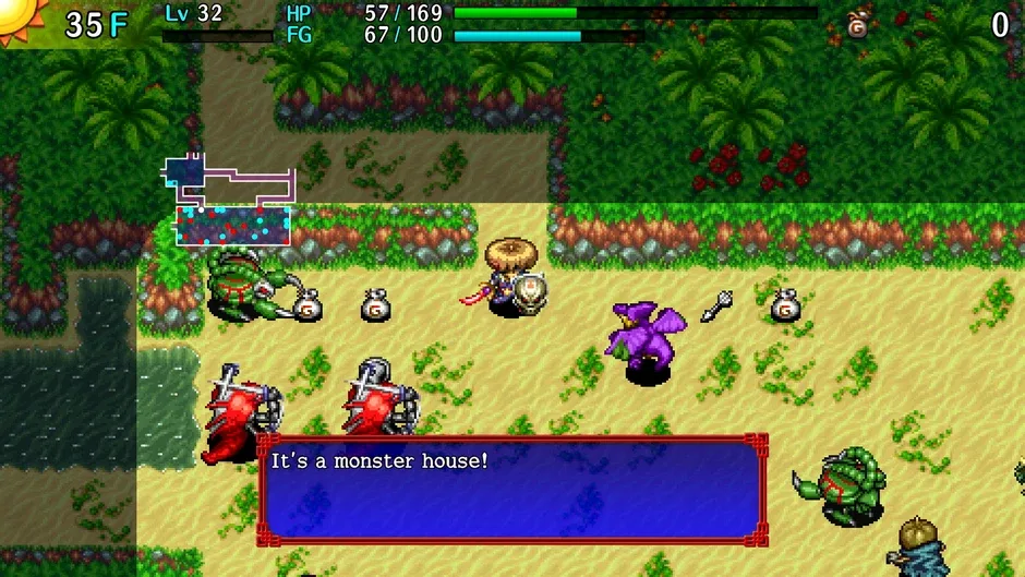 Skärmbild 4 från Shiren the Wanderer: The Tower of Fortune and the Dice of Fate