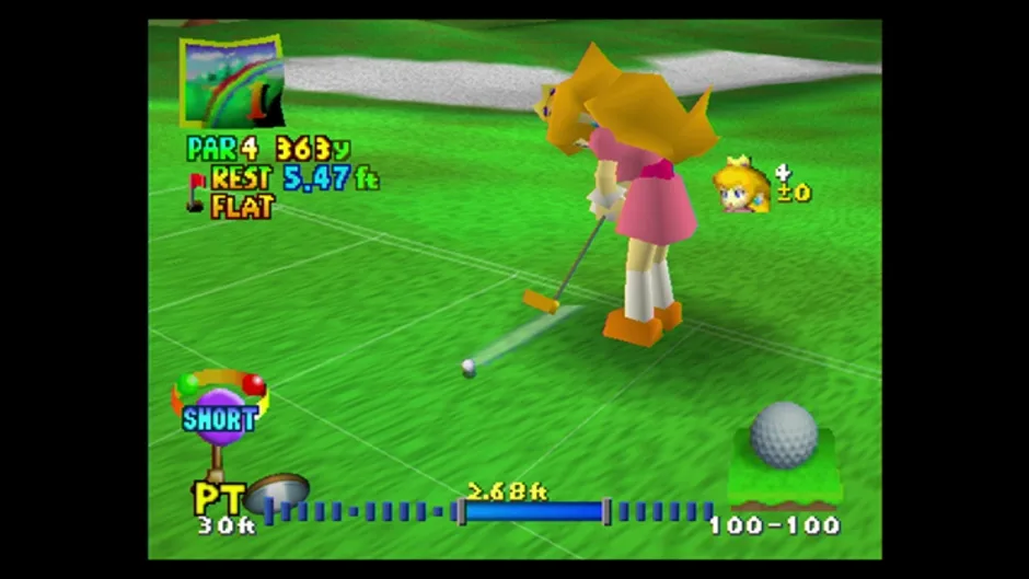 Mario Golf, captura de tela 3