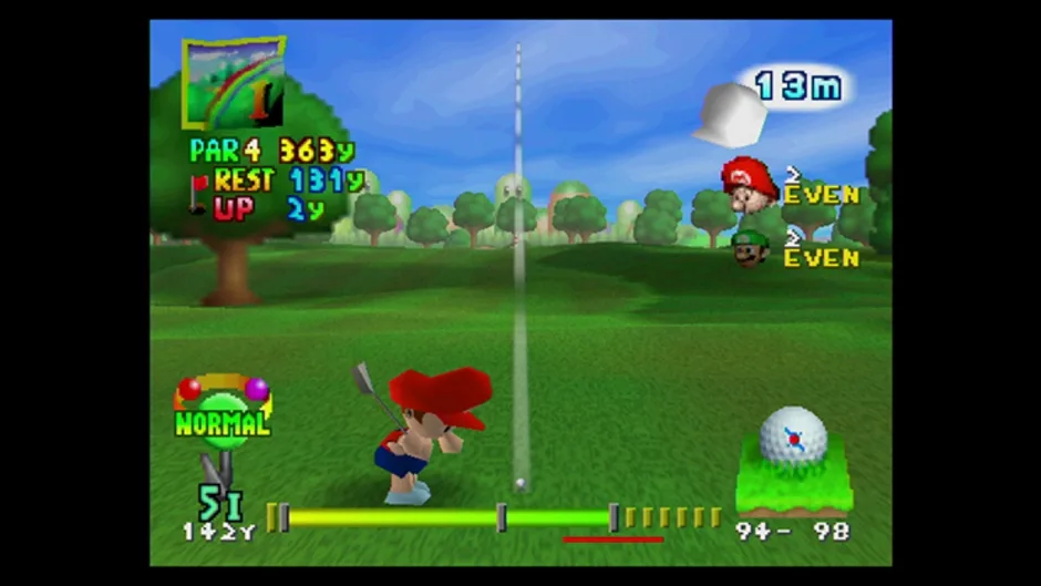 Mario Golf, captura de tela 4
