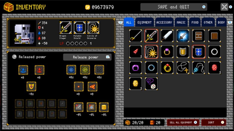 Dungeon and Gravestone Screenshot