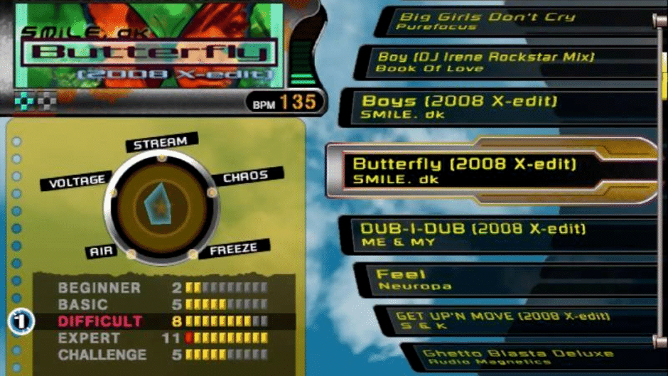 Dance Dance Revolution X Screenshot