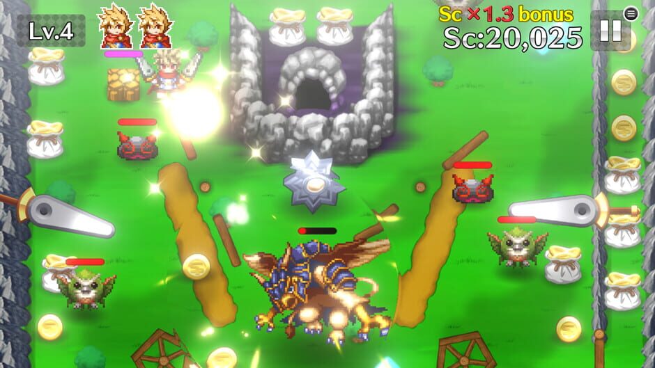 BRAVE PINBALL Screenshot