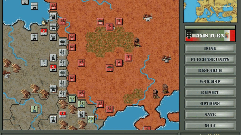 Strategic Command: European Theater Screenshot