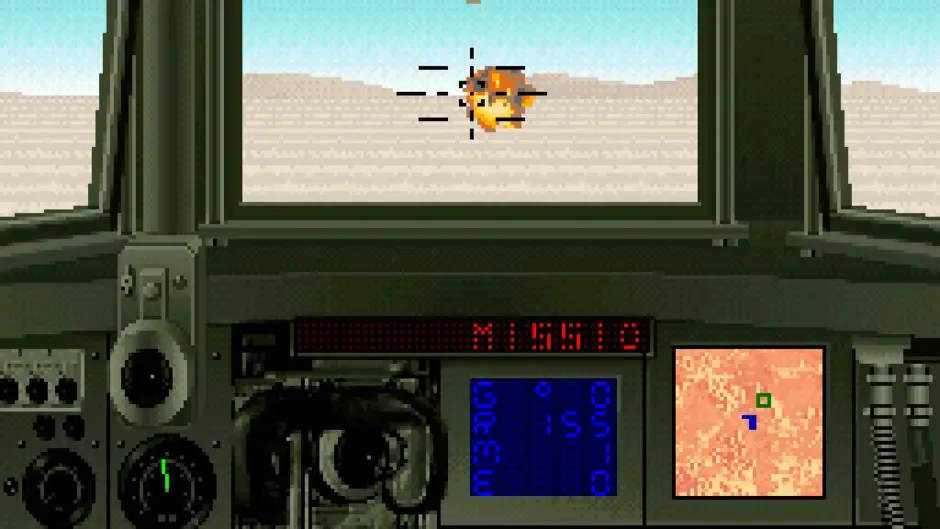 Garry Kitchen's Super Battletank: War in the Gulf screenshot 1