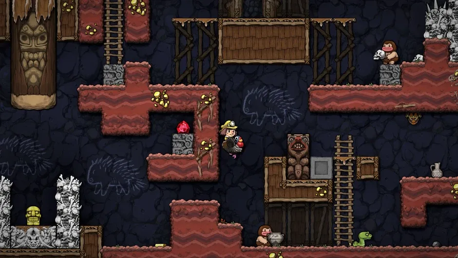 Screenshot 1 from Spelunky 2