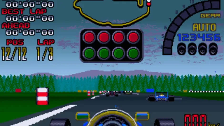 Nigel Mansell's World Championship Racing, captura de tela 1