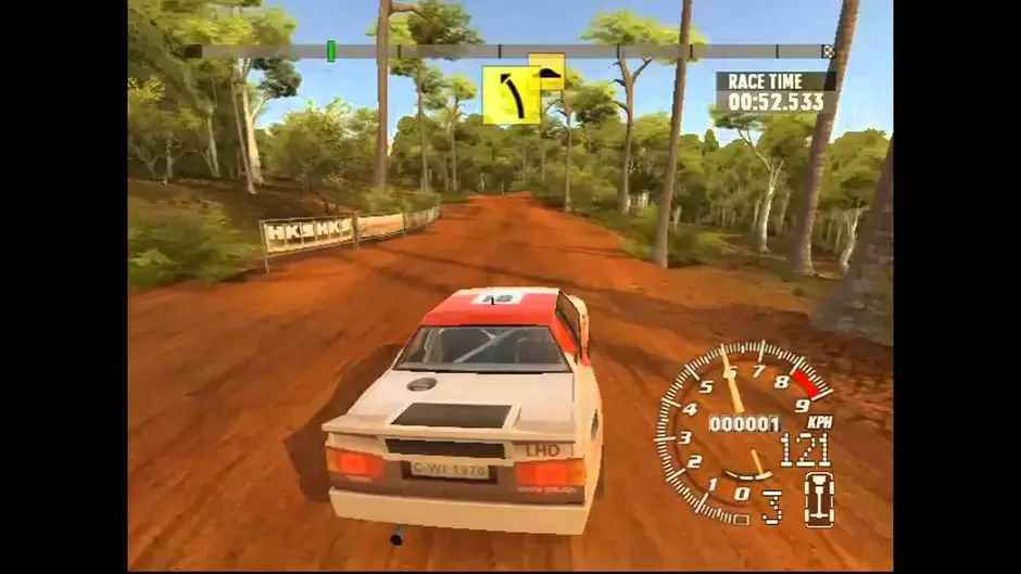 Skärmbild 1 från RalliSport Challenge 2