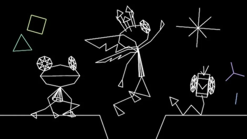 Vib-Ribbon, captura de tela 1