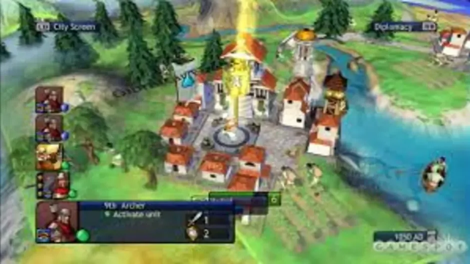 Sid Meier's Civilization Revolution, captura de tela 2