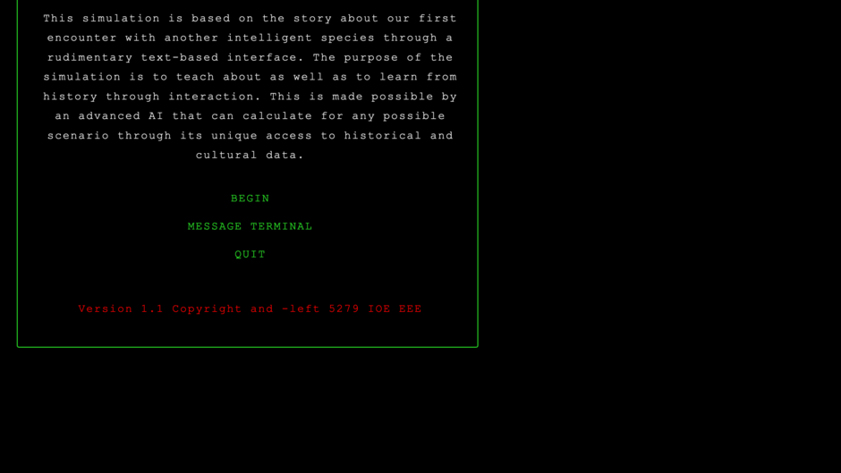 History Lesson Screenshot
