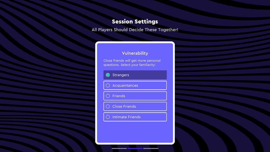 Wild Honesty: A Party Game for Deeper Conversations Screenshot