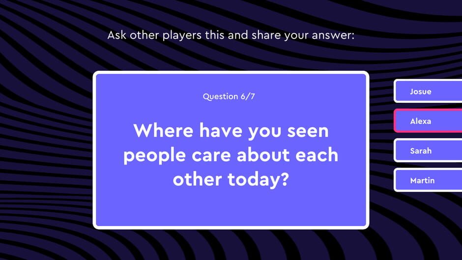 Wild Honesty: A Party Game for Deeper Conversations Screenshot