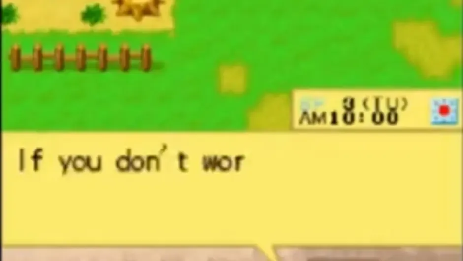 Skärmbild 1 från Harvest Moon DS Cute