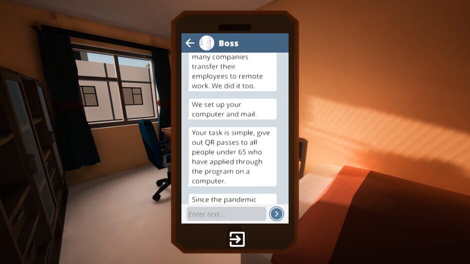 Self-Isolation Screenshot