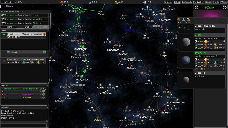 FreeOrion Screenshot