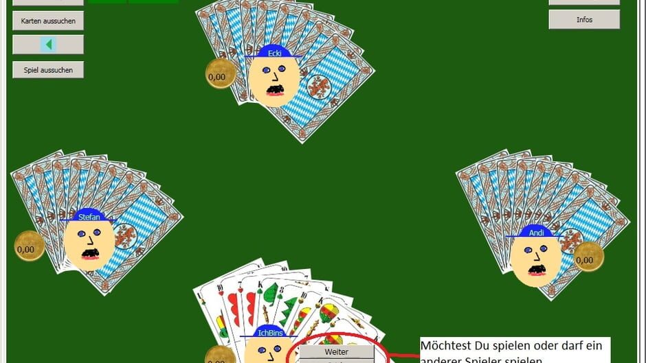 SchafkopfSpiel screenshot