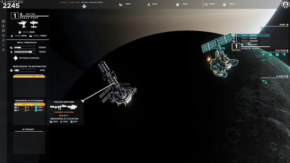 Screenshot Falling Frontier