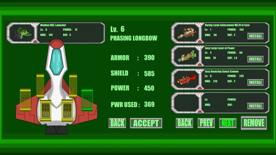 Spacefighter Rukia screenshot