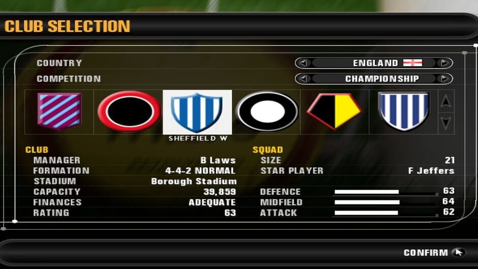 Premier Manager 10 Screenshot