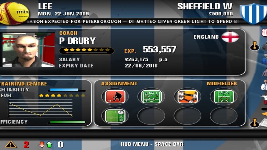 Premier Manager 10 Screenshot