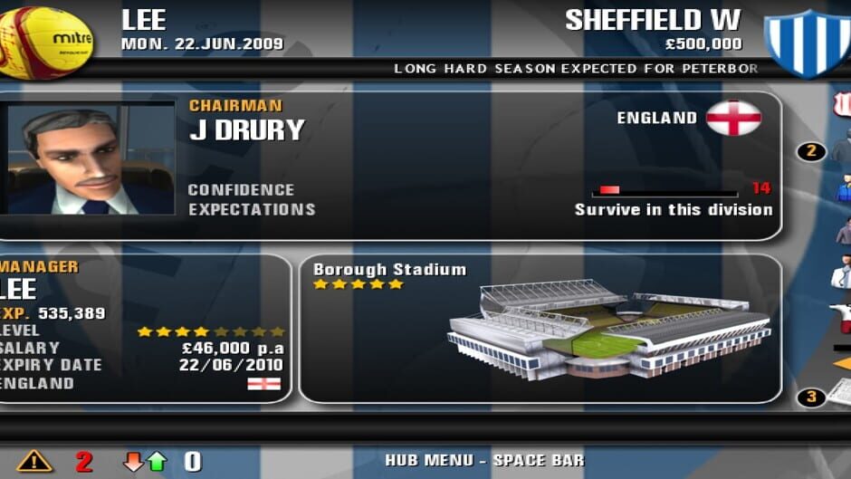 Premier Manager 10 Screenshot